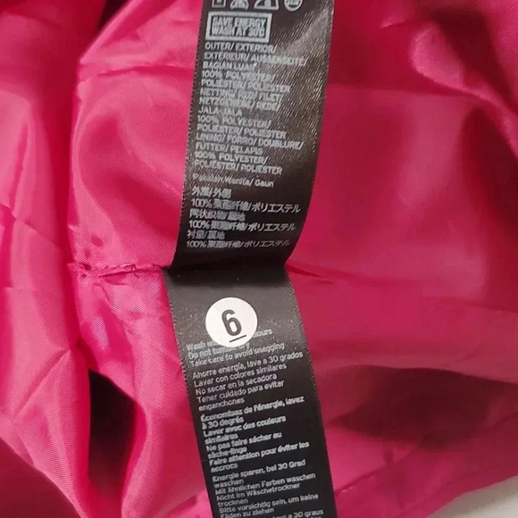 TopShop Majenta Inverted Flared Formal String Sleeveless Dress Sz 6 Nwt - Picture 9 of 9